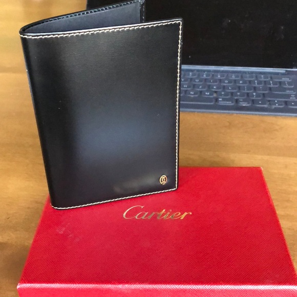 cartier mens leather wallet